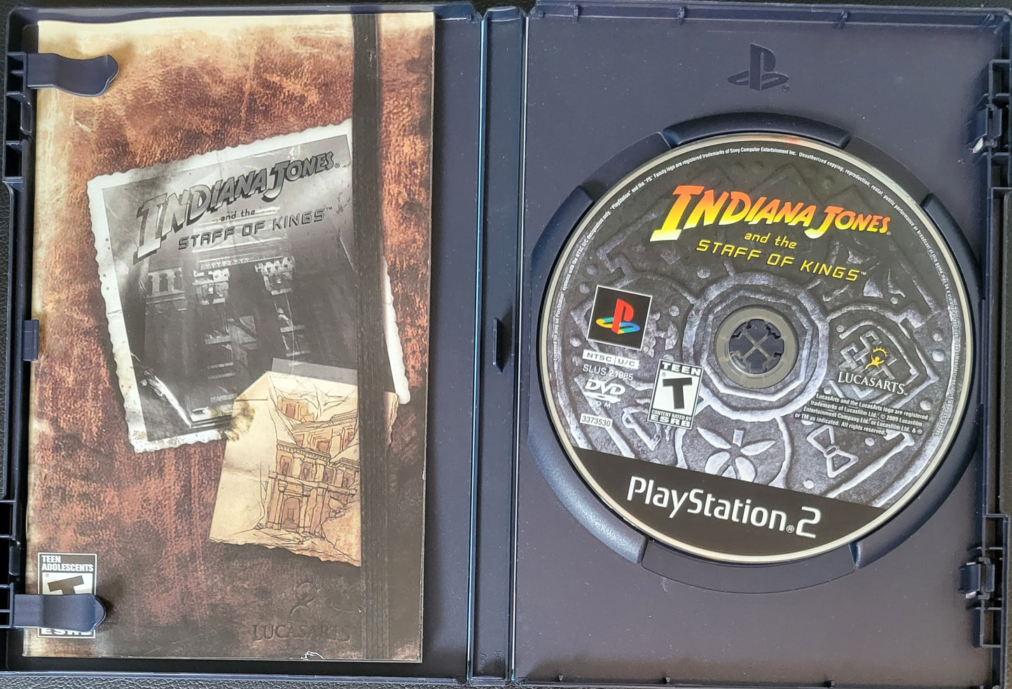 Indiana Jones & The Staff Of Kings - Sony PlayStation 2 PS2 (CIB) Pre-Owned Tested & Working Great Shape CLEAN DISC