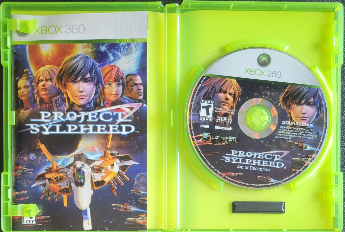 Project Sylpheed: Arcade Of Deception - (CIB) - Microsoft XBOX 360 - Pre-Owned Like New CLEAN DISC