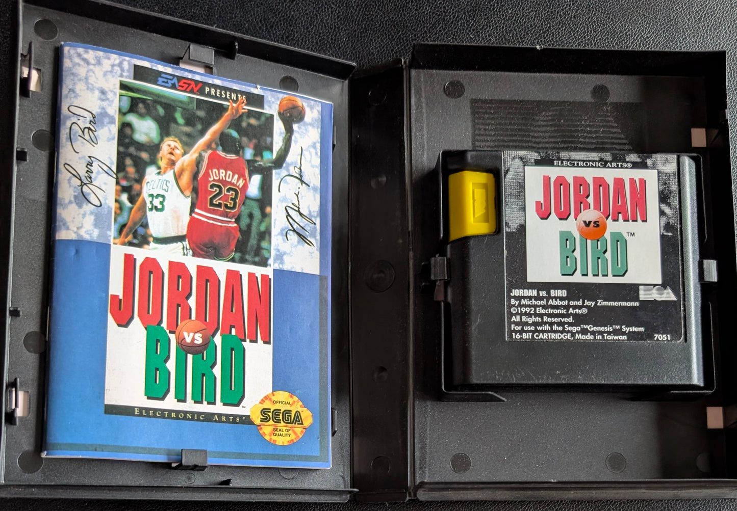 Jordan vs Bird: One on One - Boxed CIB (Sega Genesis) | 1992 | Sports