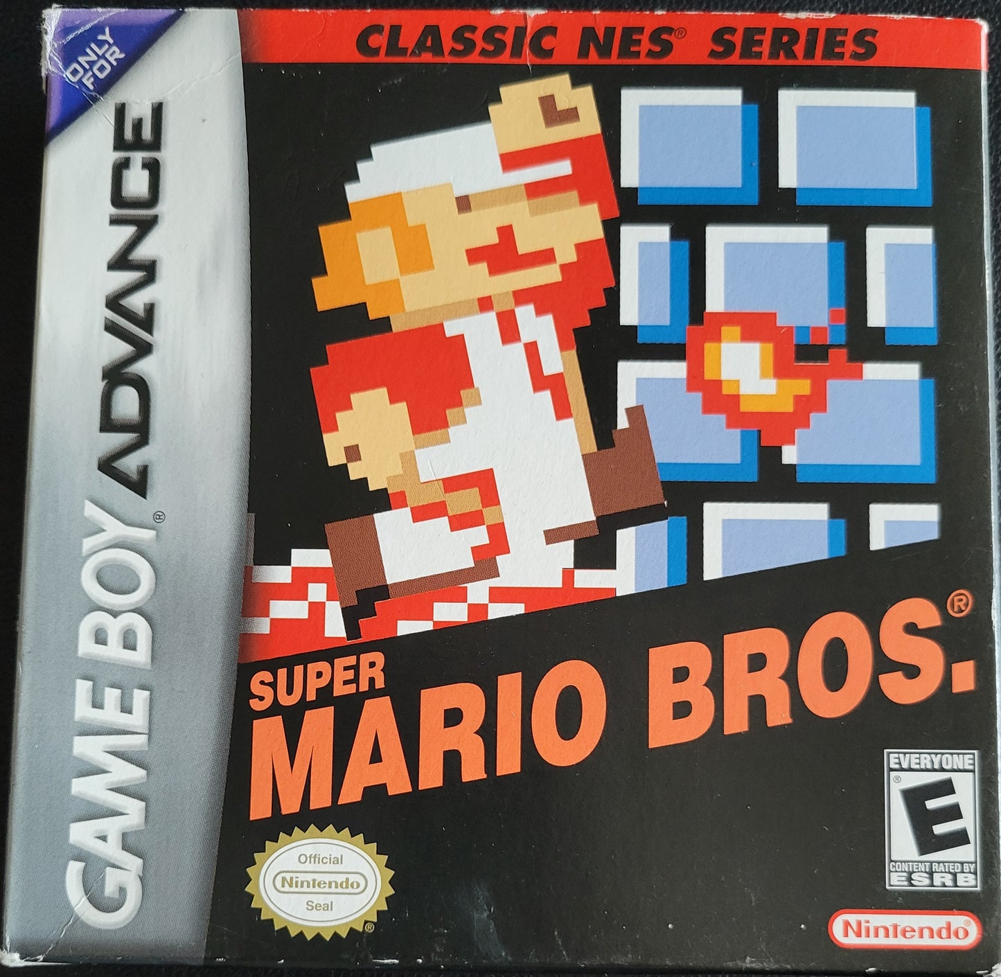 Super Mario Bros (CIB) Classic NES Series 2004 (VG) - GAMEBOY ADVANCE GBA + Protector