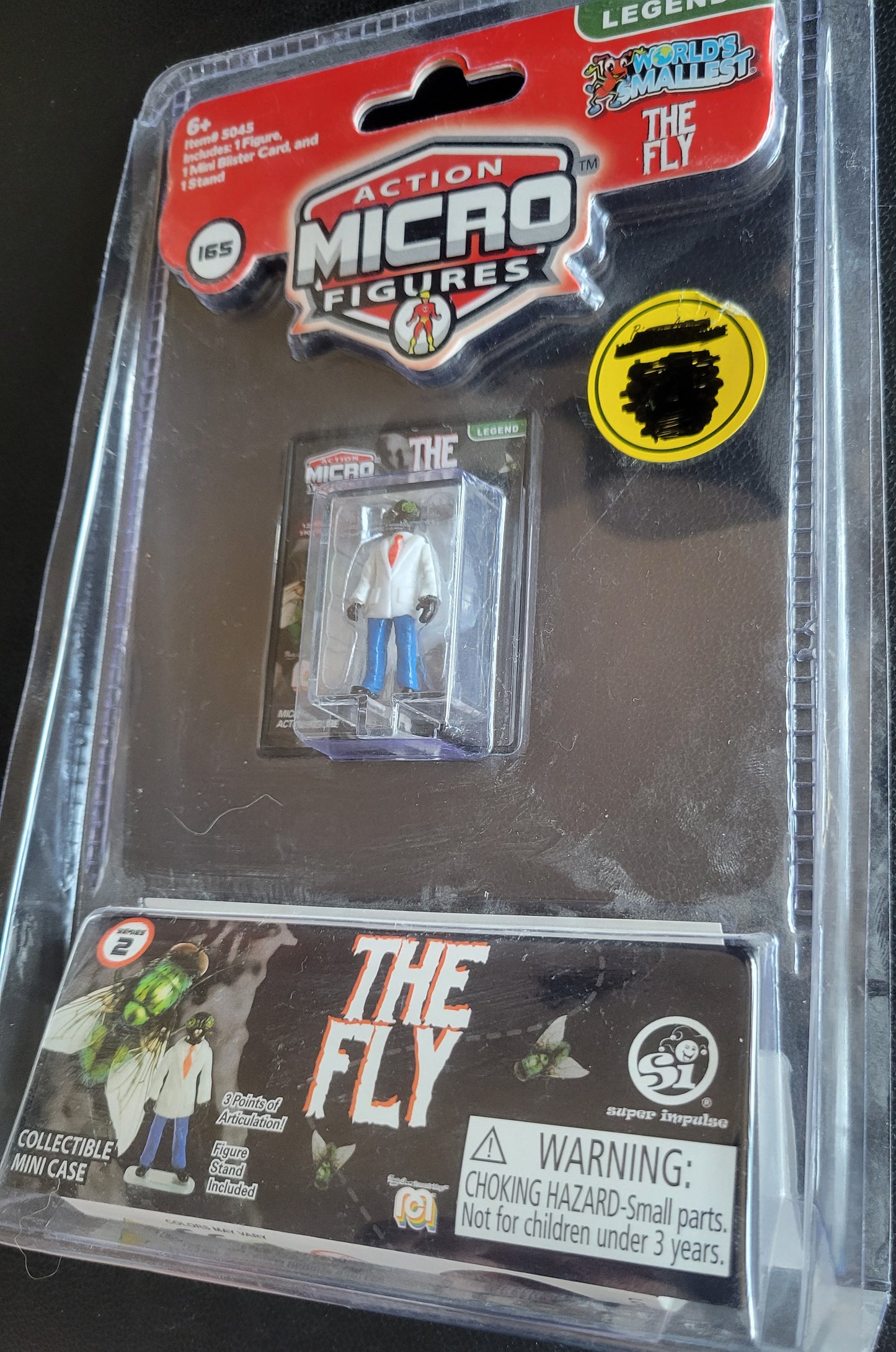 Action Micro Figures: The Fly + Collector’s Case (Legends #165) – Brand New / Factory Sealed