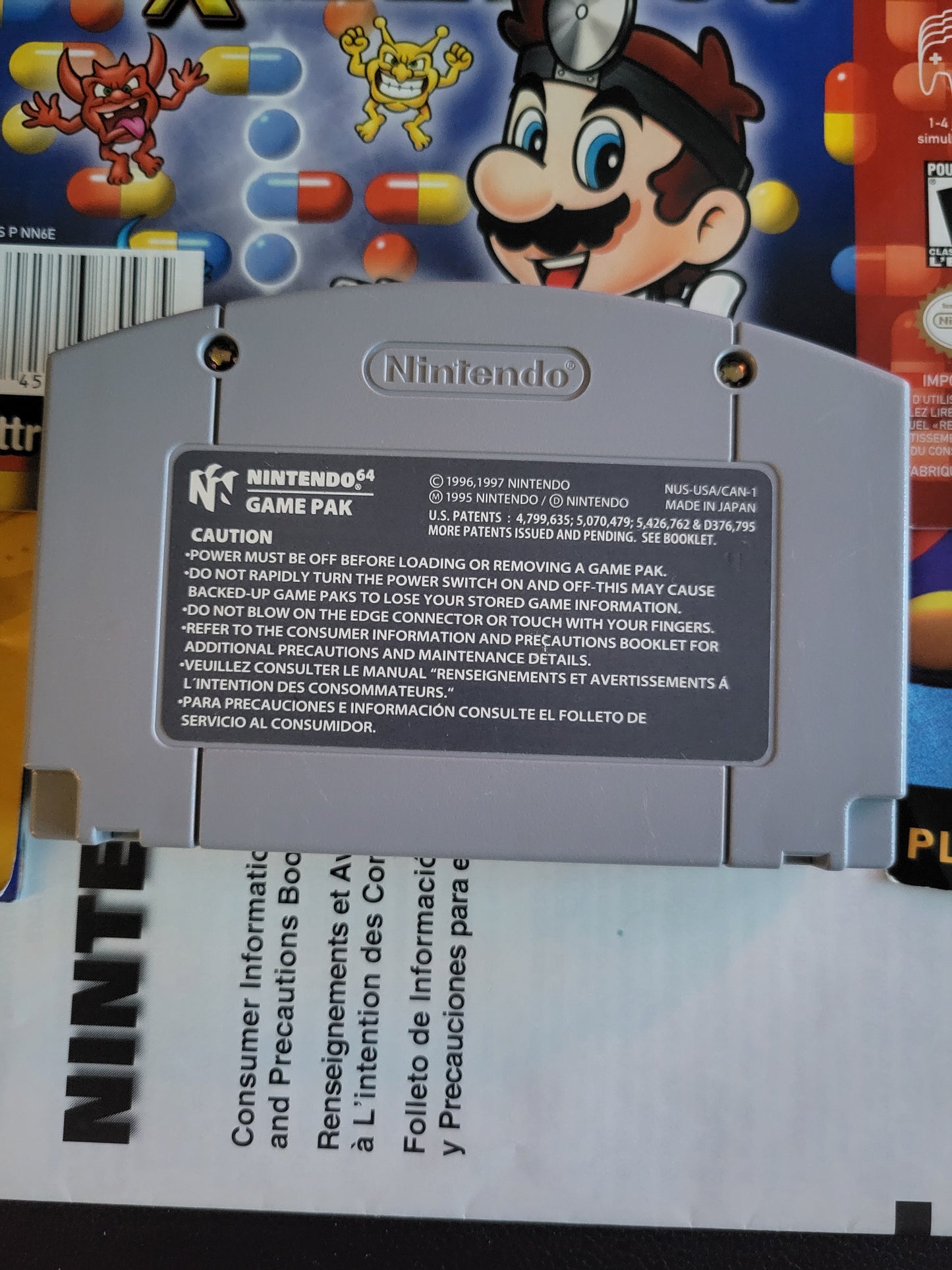 Dr. Mario 64 - NINTENDO N64 (2001) (CIB) COMPLETE + Protector