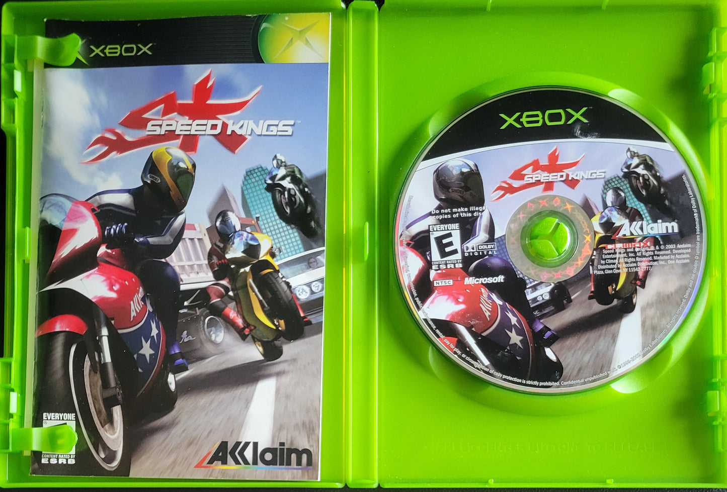 Speed Kings - (CIB) OG Microsoft XBOX Pre-Owned Great Shape Tested & Working CLEAN DISC