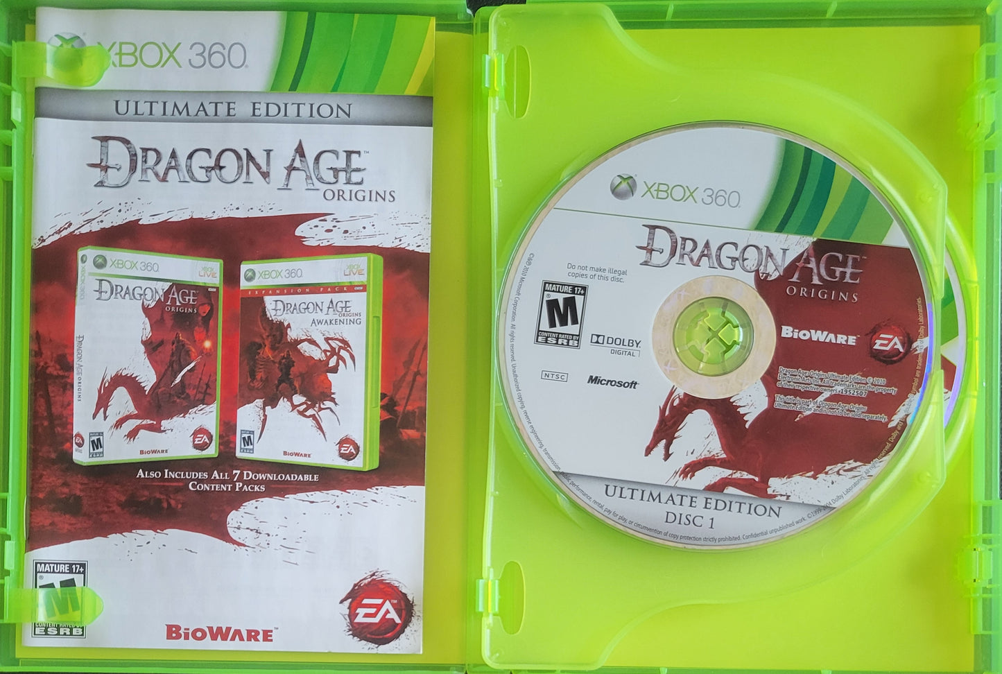 Dragon Age Origins *Ultimate Edition* - (CIB) - Microsoft XBOX 360 - Pre-Owned MINT