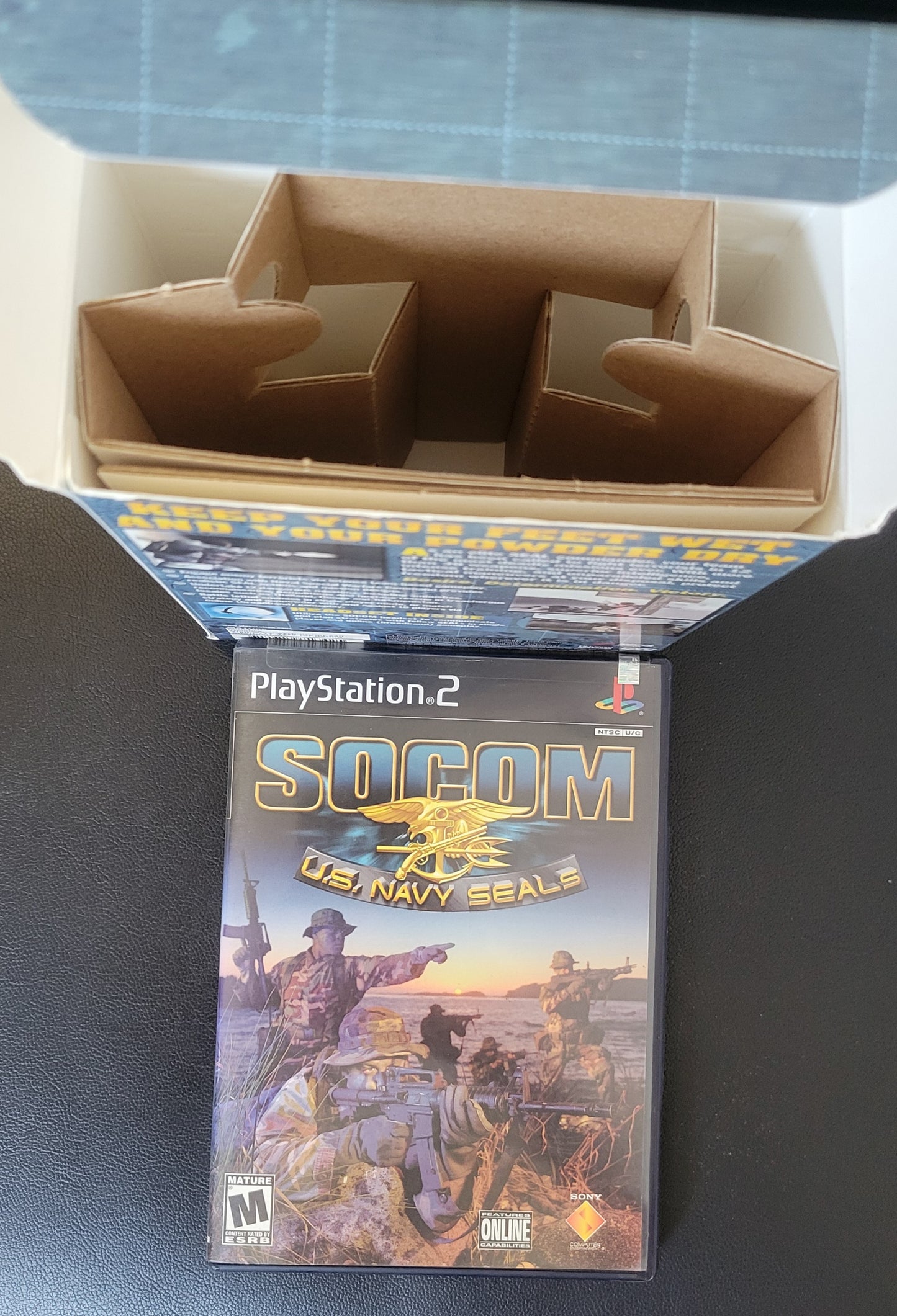 SOCOM U.S. Navy Seals Box Set - Sony PlayStation 2 PS2 Pre-Owned Tested & Working Great Shape!
