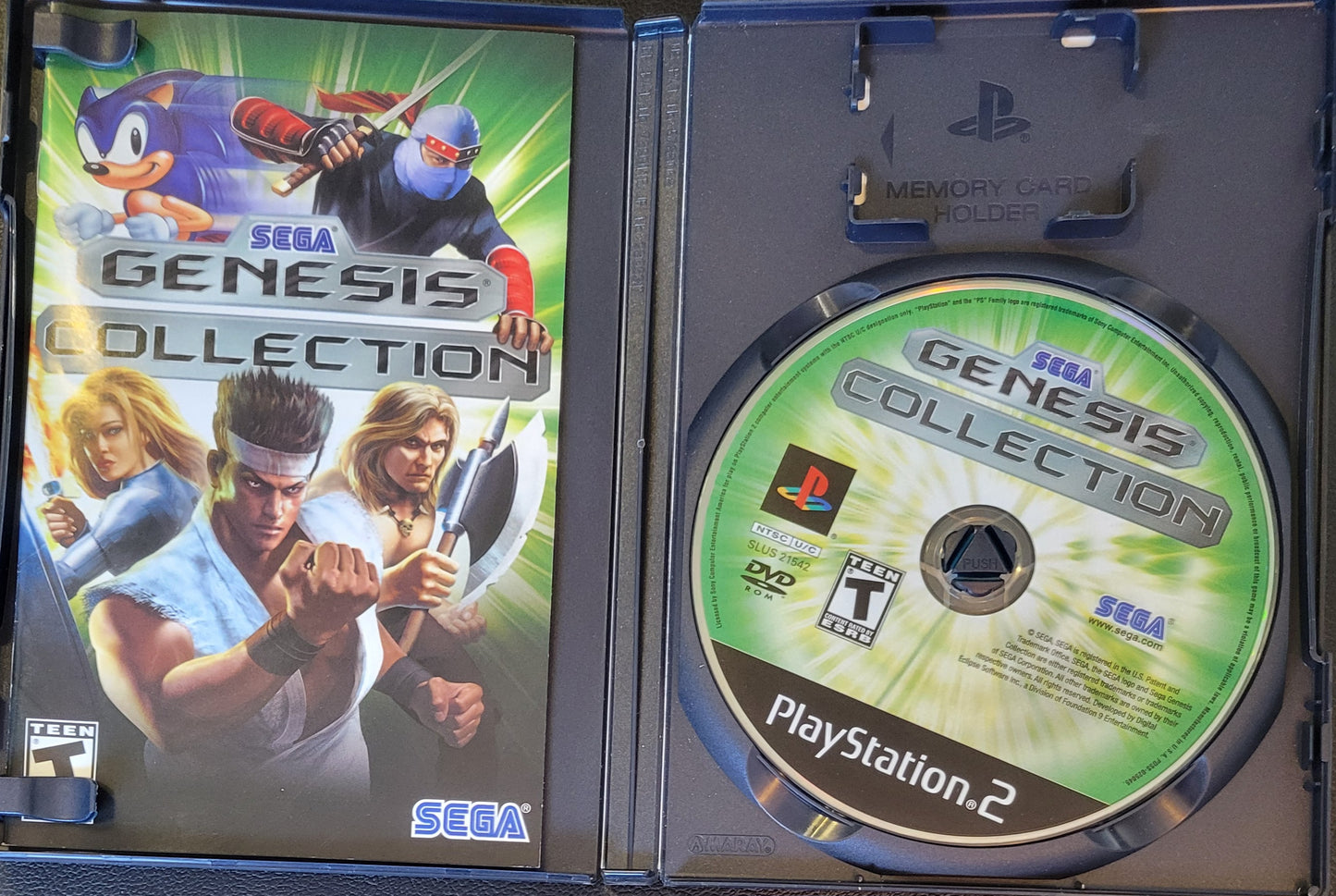 SEGA Genesis Collection - Sony PlayStation 2 PS2 (CIB) Pre-Owned Tested & Working Great Shape!