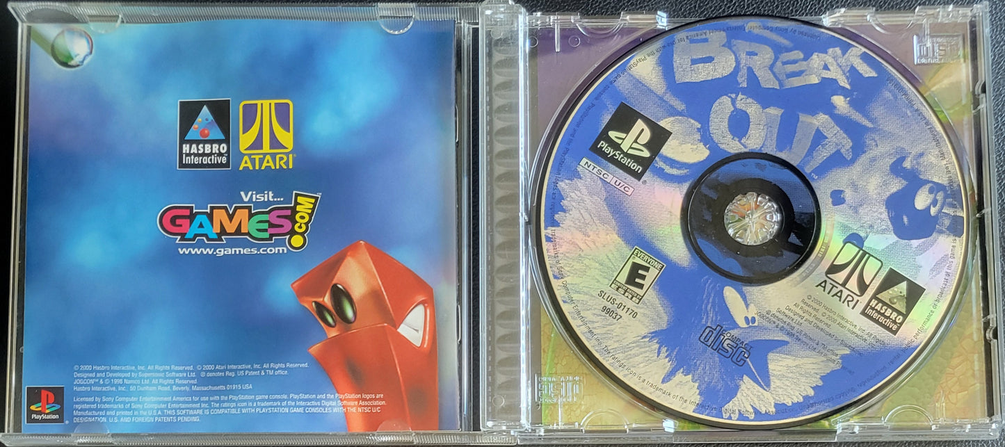 Break Out - (2000) Sony PlayStation 1 PS1 Complete in Box (CIB) - LIKE NEW