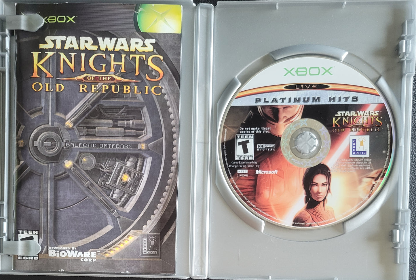 Star Wars: Knights Of The Old Republic *Platinum Hits* - (CIB) OG Microsoft XBOX Pre-Owned Great Shape Tested & Working CLEAN DISC