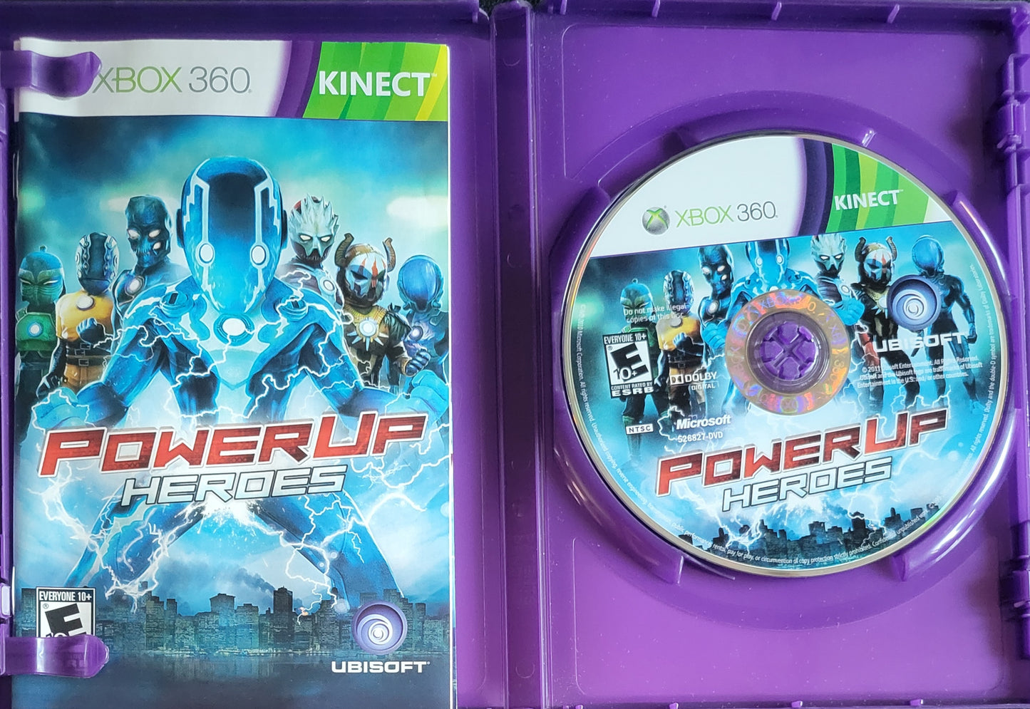 Power Up Heroes – Microsoft Xbox 360 CIB – Clean Disc – RE-SEALED (2011)