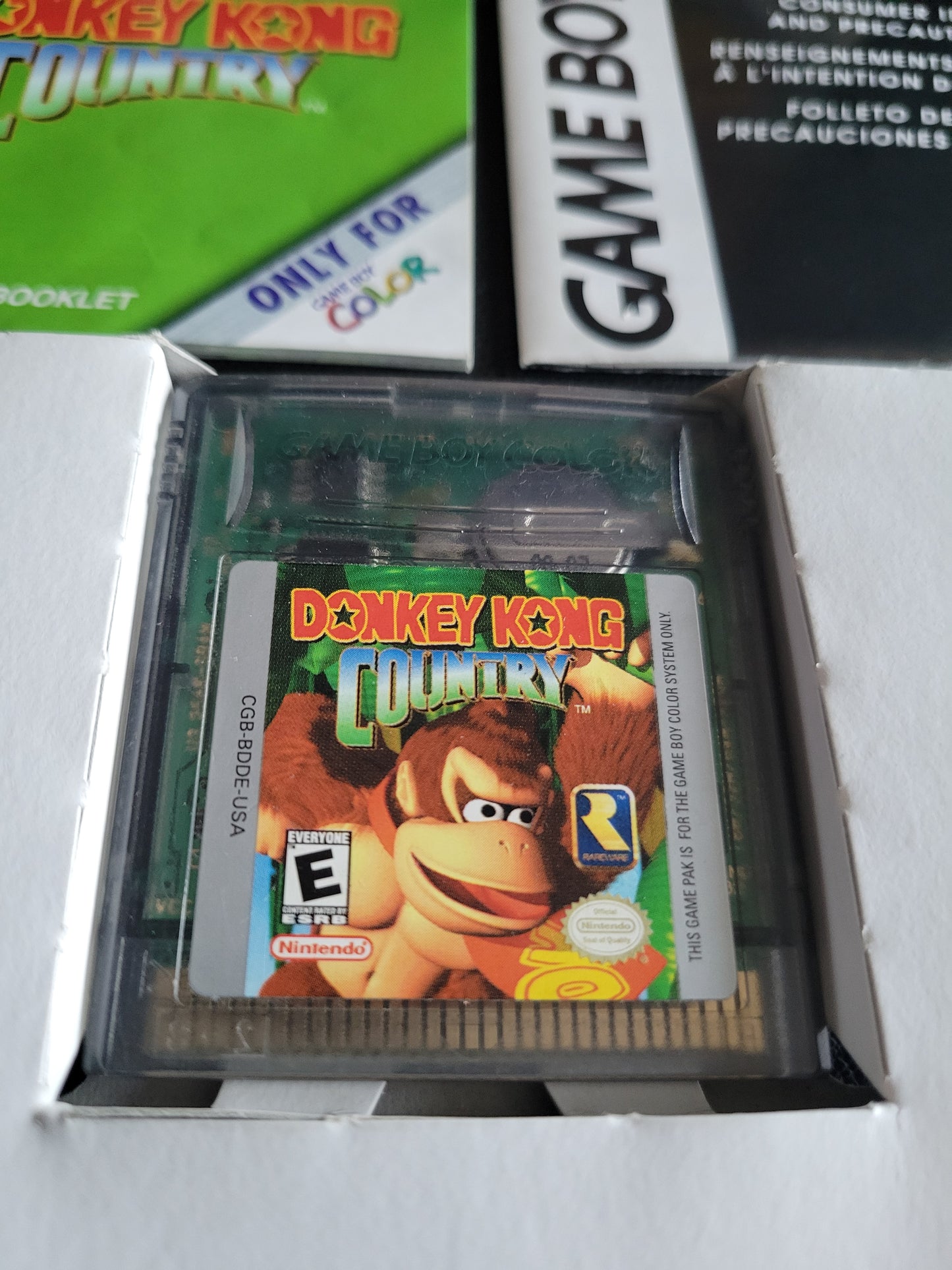 Donkey Kong Country - (CIB) Nintendo Gameboy Color 2000 (VG) GBC + Protector
