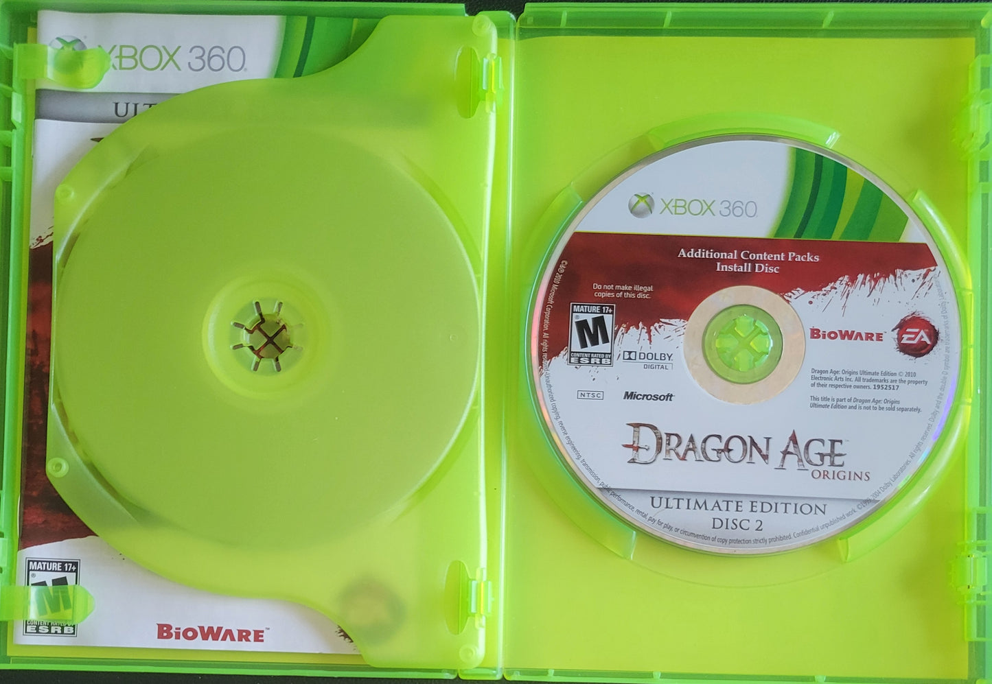 Dragon Age Origins *Ultimate Edition* - (CIB) - Microsoft XBOX 360 - Pre-Owned MINT
