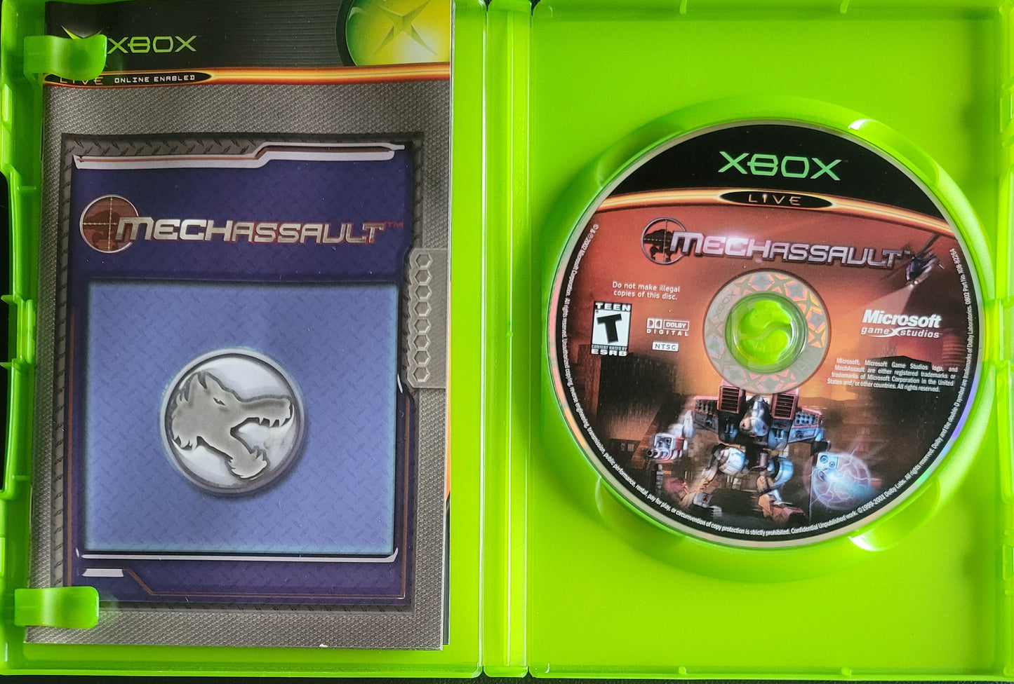 MechAssault - (CIB) OG Microsoft XBOX Pre-Owned Great Shape Tested & Working CLEAN DISC