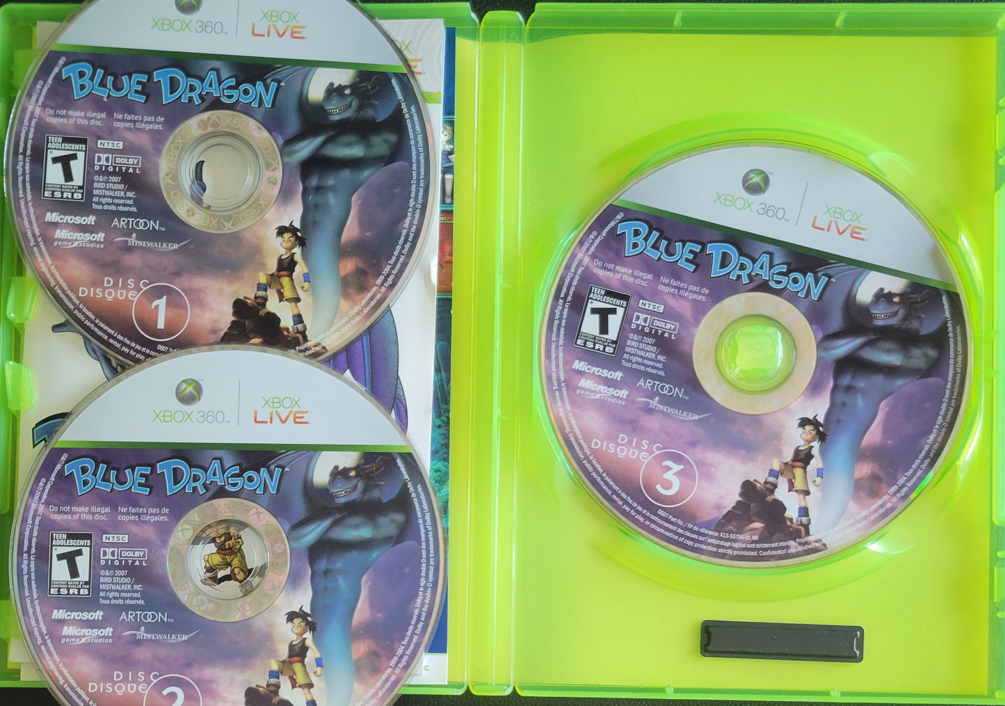 Blue Dragon - (CIB) - Microsoft XBOX 360 - Pre-Owned Like New CLEAN DISC