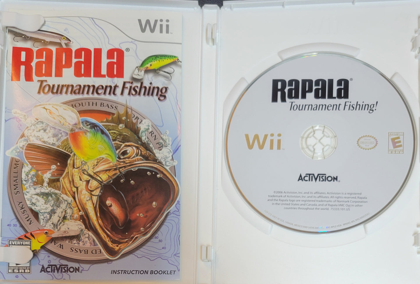 Rapala Tournament Fishing – Nintendo Wii – CIB – Re-Sealed – Clean Disc