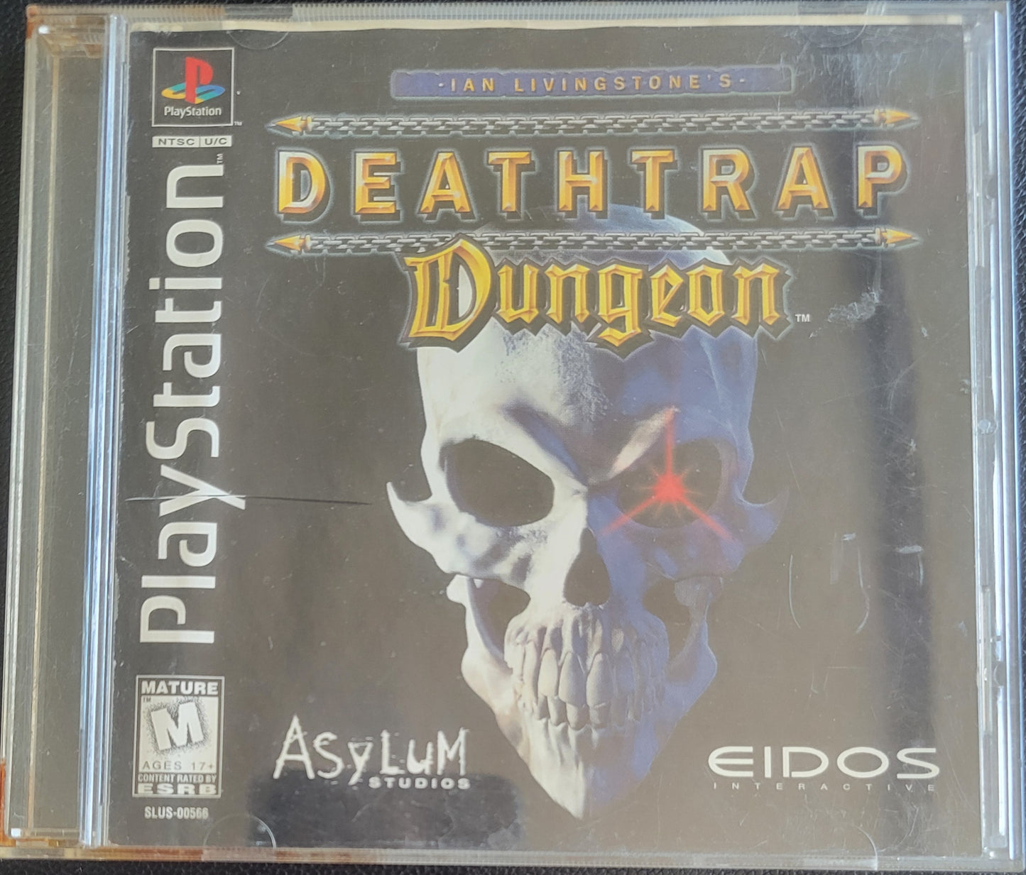 Deathtrap Dungeon - Sony PlayStation 1 PS1 Complete in Box (CIB) - LIKE NEW