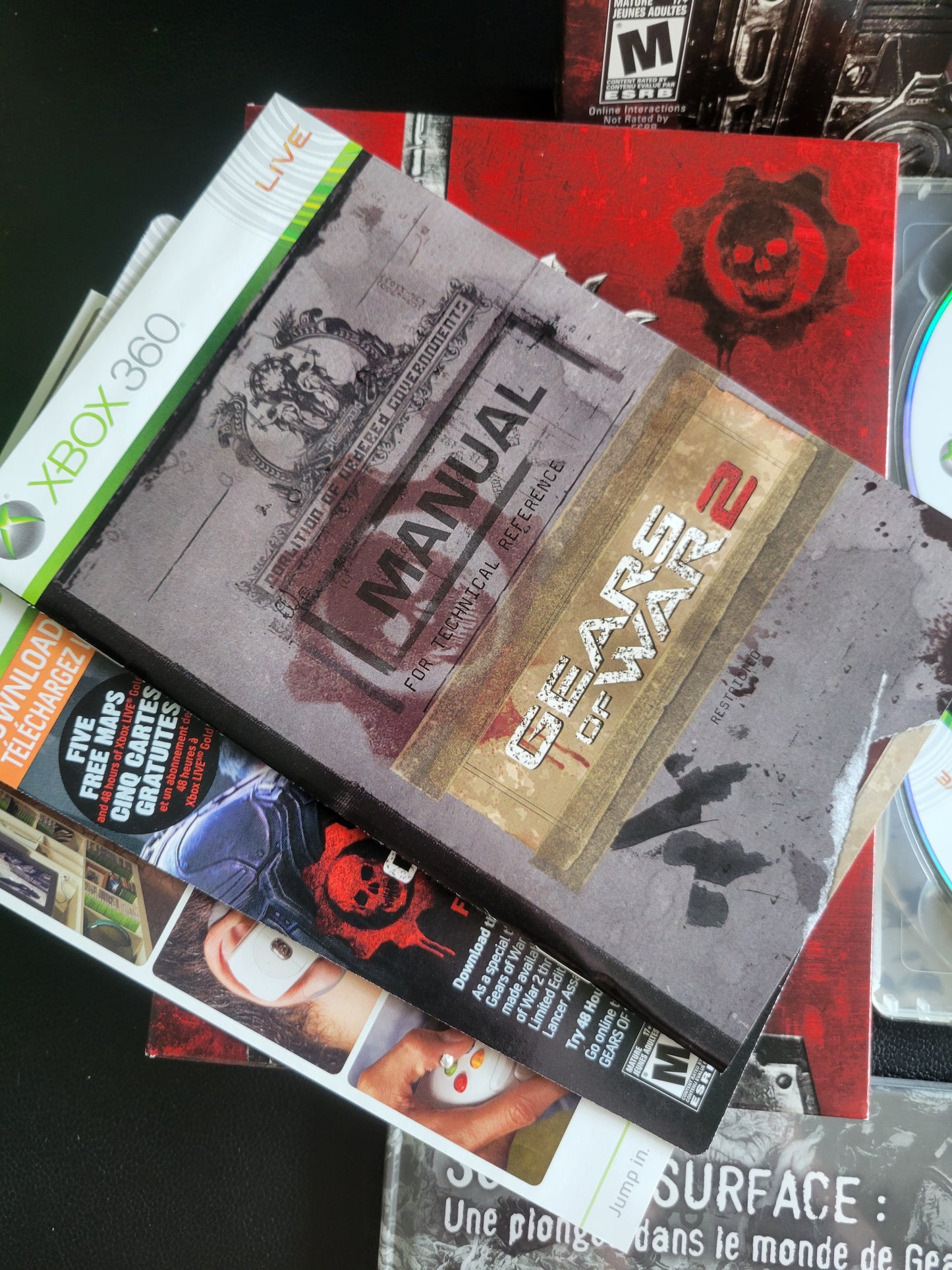Gears Of War 2: Limited Edition - (CIB) - Microsoft XBOX 360 - Pre-Owned Like New CLEAN DISC