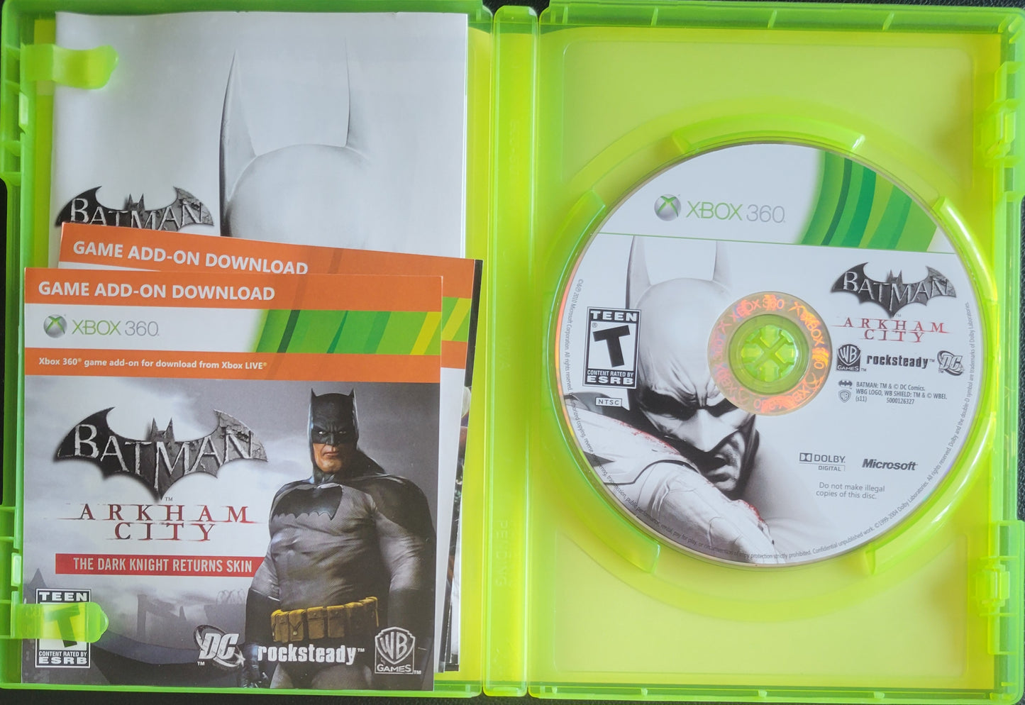 Batman Arkham City - (CIB) - Microsoft XBOX 360 - Pre-Owned Like New CLEAN DISC