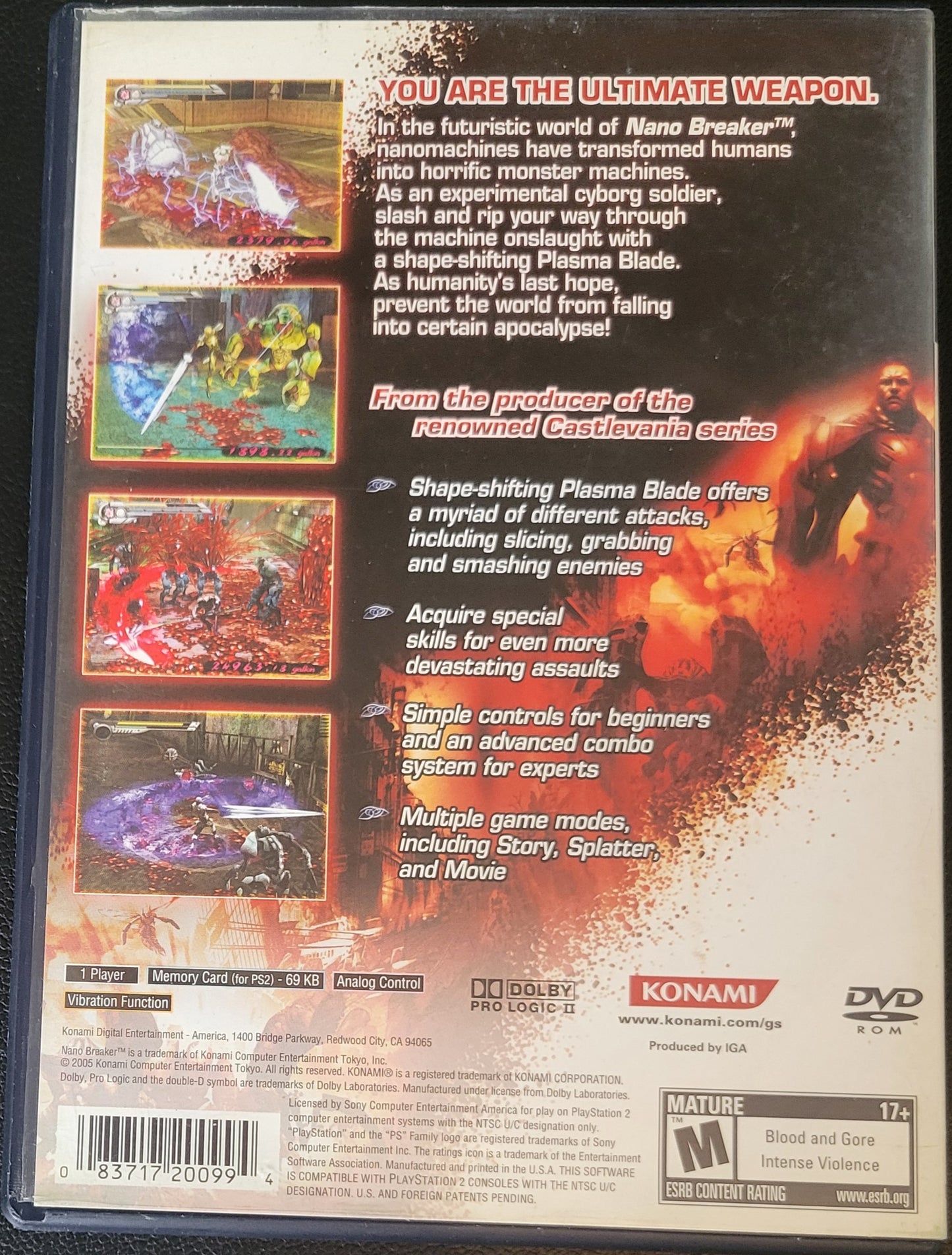 NanoBreaker - Sony PlayStation 2 PS2 Pre-Owned Tested & Working Like NEW!