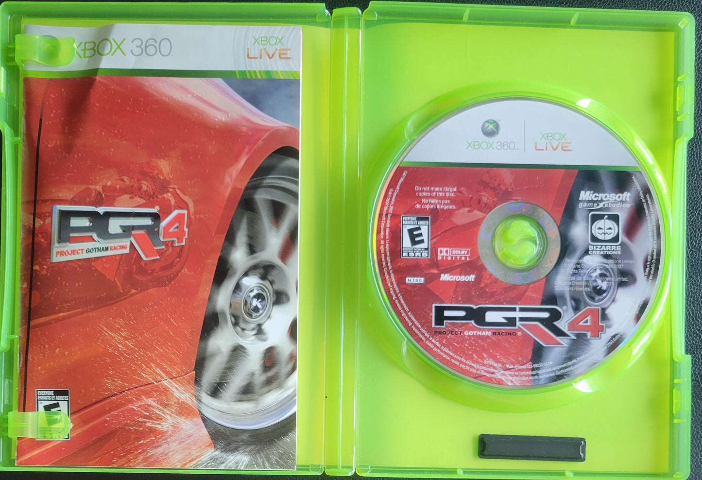 SEALED Project Gotham Racing 4 - (NEW) - Microsoft XBOX 360 - GREAT SHAPE