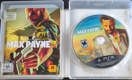 Max Payne 3 – Sony PlayStation 3 PS3 – Clean Disc