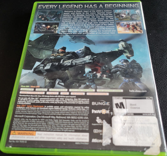 HALO REACH - Microsoft XBOX 360 - CIB Re-Sealed