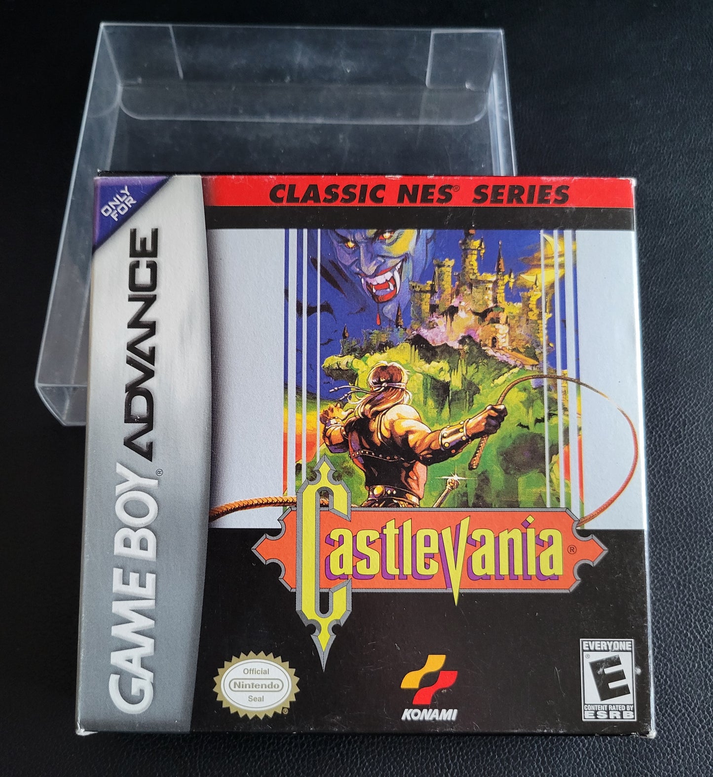 CASTLEVANIA (CIB Factory Plastic)! Classic NES Series 2004 (VG) - GAMEBOY ADVANCE GBA + Protector
