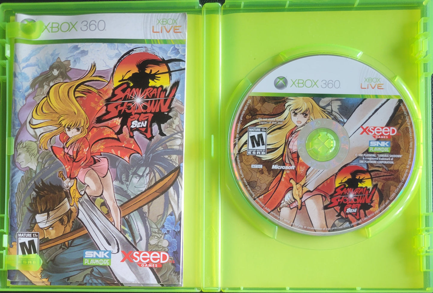 Samurai Shodown Sen - (CIB) - Microsoft XBOX 360 - Pre-Owned Like New CLEAN DISC
