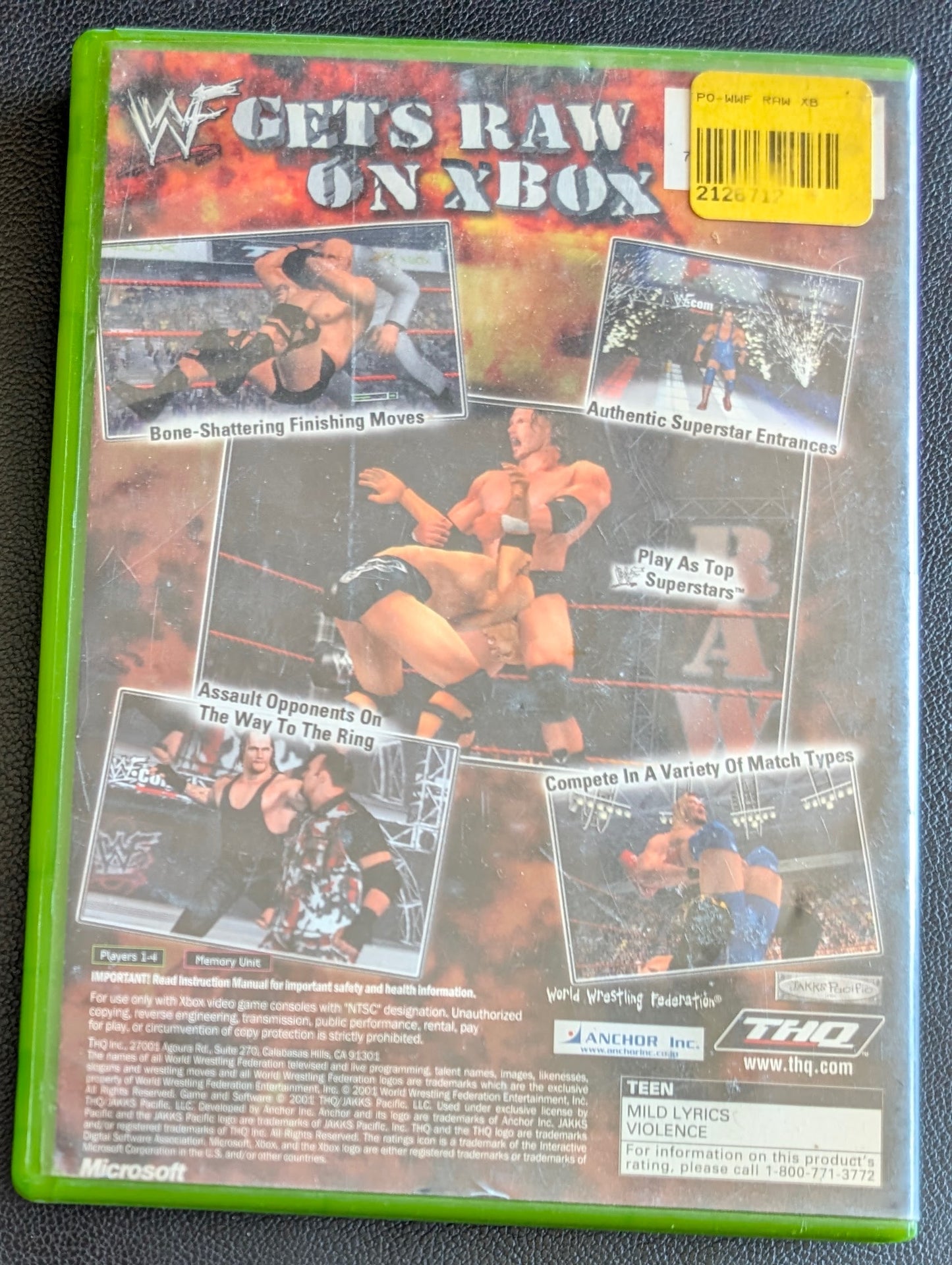WWF Raw (2002) - Original Xbox | RE-Sealed