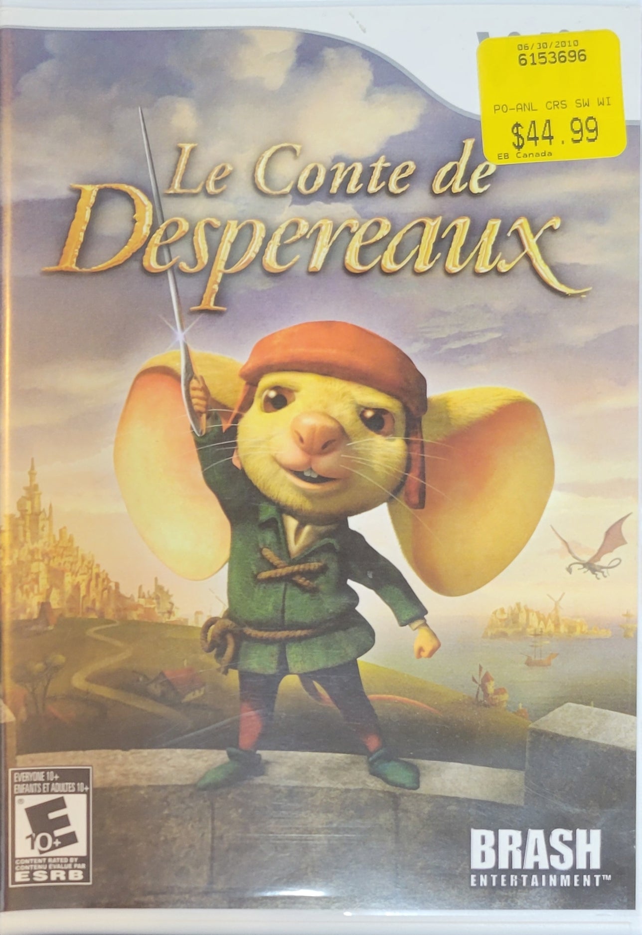 The Tale of Despereaux – 2008 Nintendo Wii CIB RE-SEALED