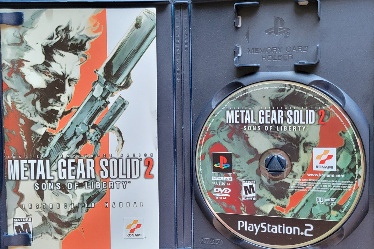 Metal Gear Solid 2: Sons Of Liberty – Sony PlayStation 2 PS2 CIB Minty Re-Sealed