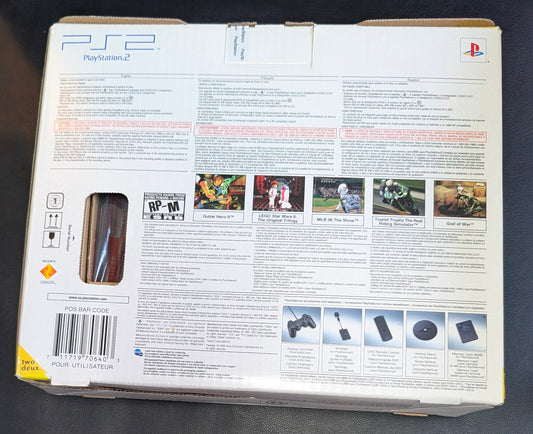PlayStation 2 Slim Black Console Bundle (2004) - PS2 | CIB - SCPH-77001