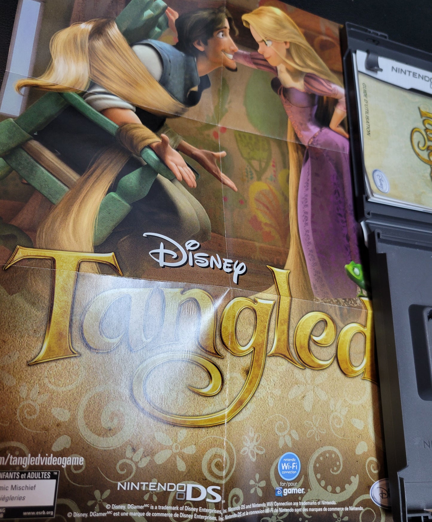 Disney's Tangled + POSTER! - CIB Nintendo DS (2010) - Like New