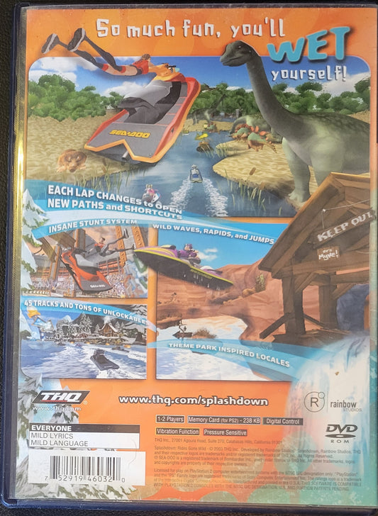 SplashDown: Rides Gone Wild - Sony PlayStation 2 PS2 - RE-Sealed Like New