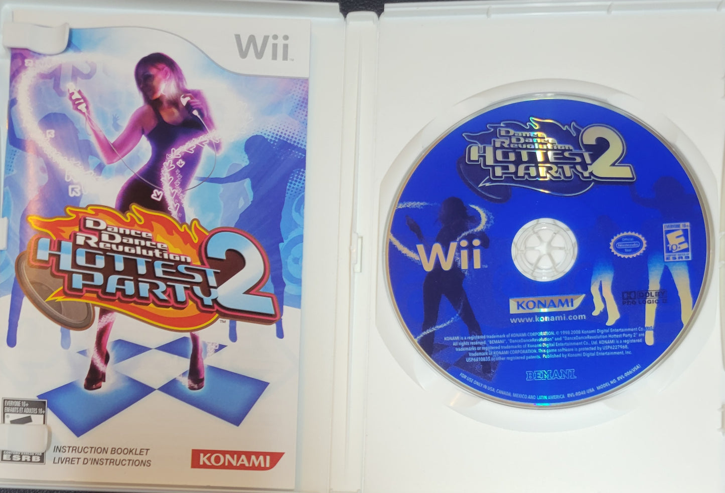 Dance Dance Revolution Hottest Party 2 – 2008 Nintendo Wii CIB – RE-SEALED + Clean Disc