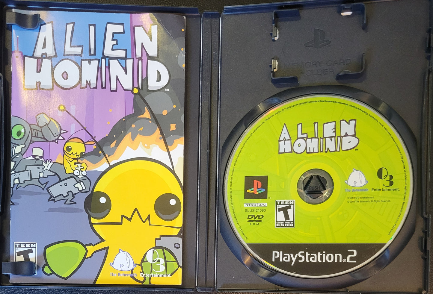 Alien Hominid - Sony PlayStation 2 PS2 Pre-Owned Tested & Working Great Shape!