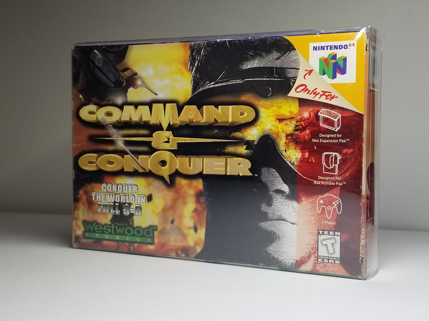AUTHENTIC Command & Conquer NINTENDO N64 CIB COMPLETE + BOX + INSTRUCTIONS & Protection GREAT SHAPE