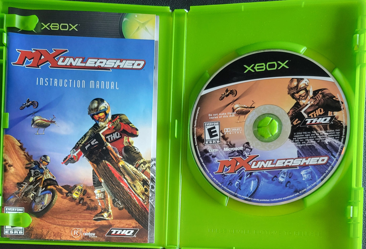 MX Unleashed - (CIB) OG Microsoft XBOX Pre-Owned Great Shape Tested & Working CLEAN DISC