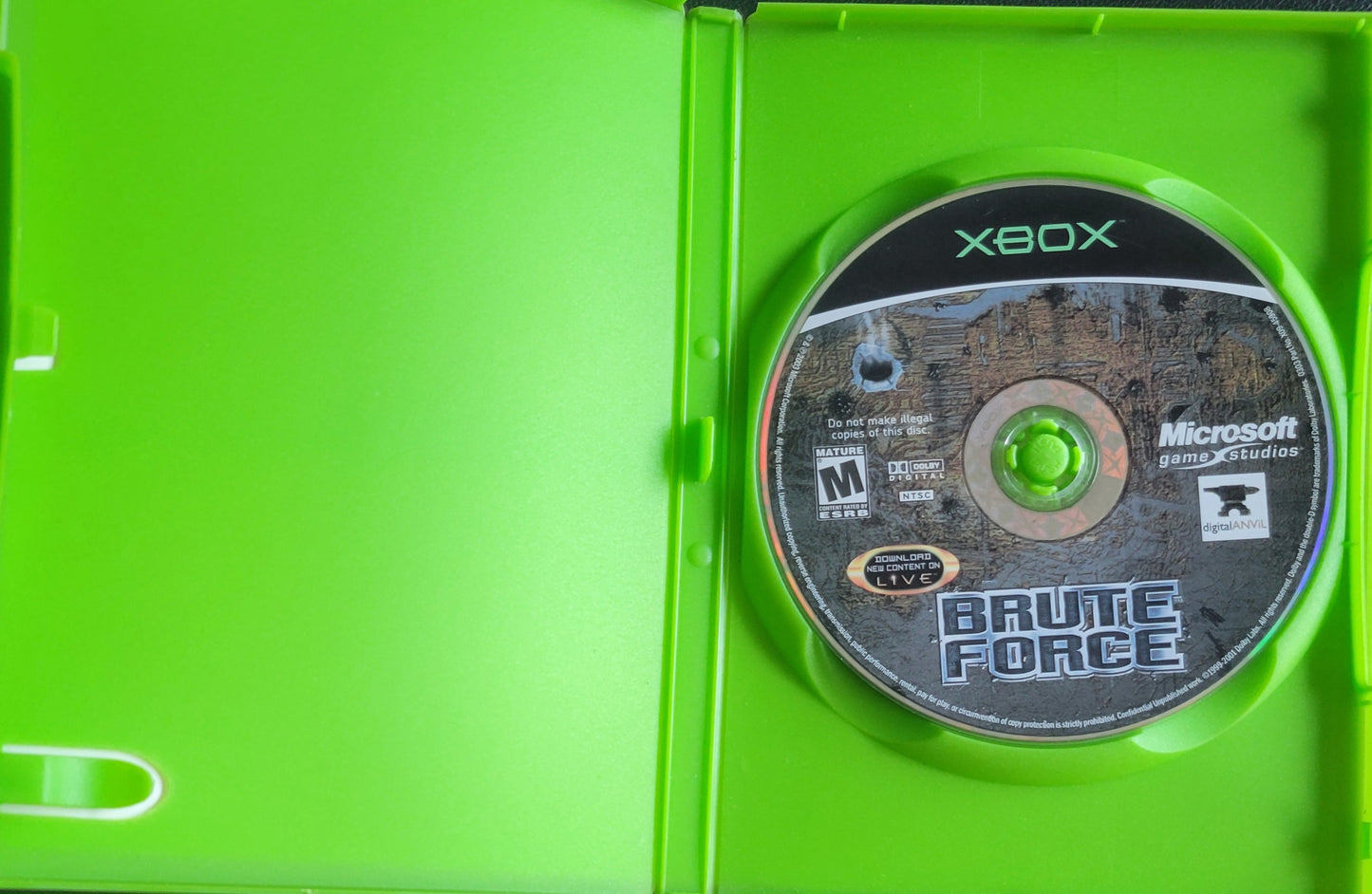 Brute Force - (CIB) OG Microsoft XBOX Pre-Owned Great Shape Tested & Working CLEAN DISC