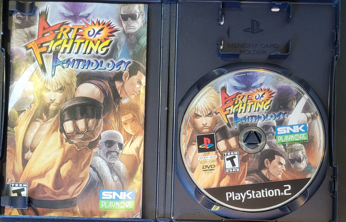 Art Of Fighting: Anthology - Sony PlayStation 2 PS2 Pre-Owned Tested & Working Great Shape!