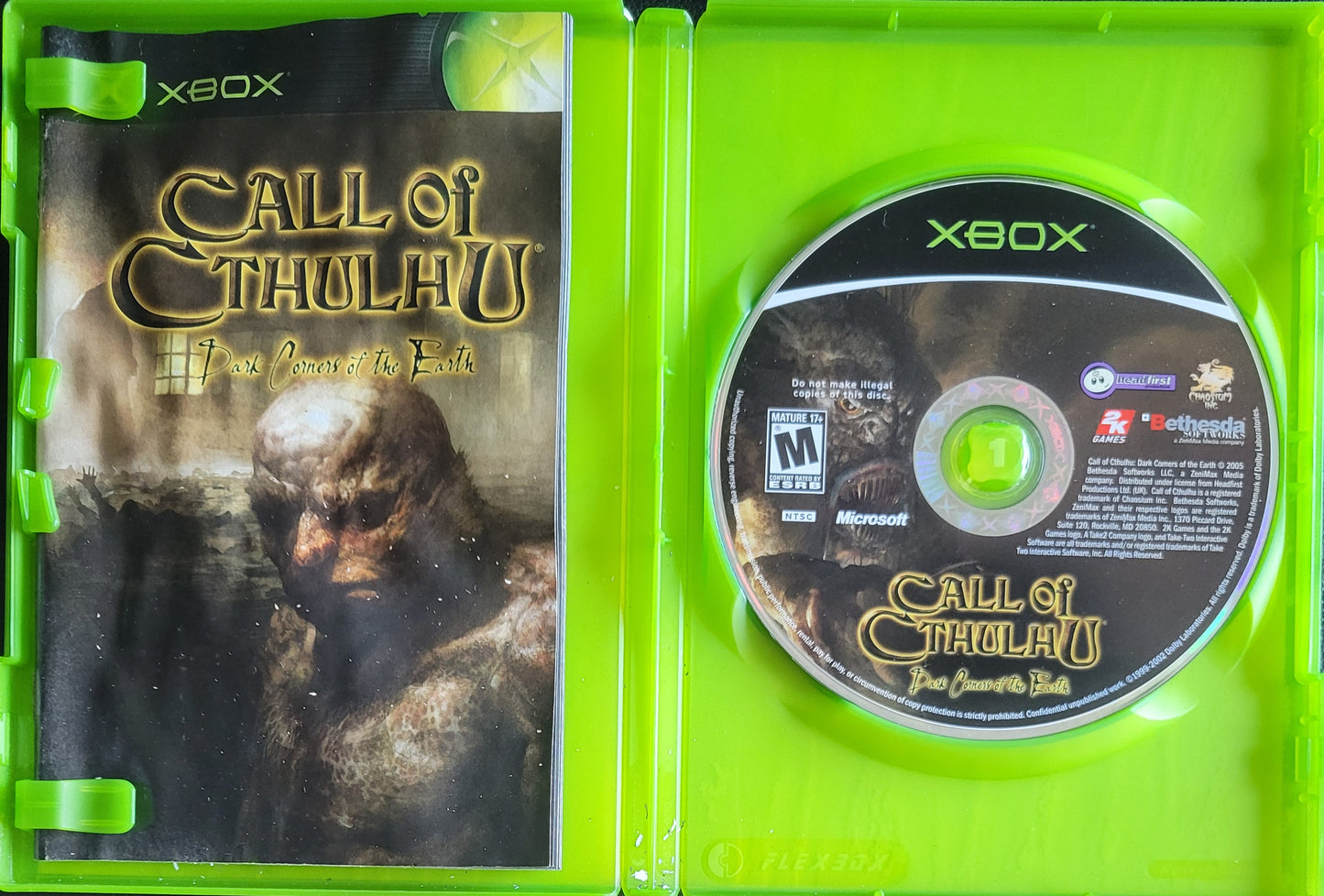 Call Of Cthulhu: Dark Comes To The Earth - (CIB) OG Microsoft XBOX Pre-Owned Great Shape Tested & Working CLEAN DISC
