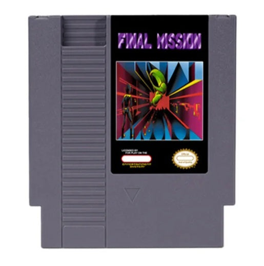 FINAL MISSION - NES -(Nintendo Entertainment System 1983) 72 Pin 8 Bit Video Game Cartridge