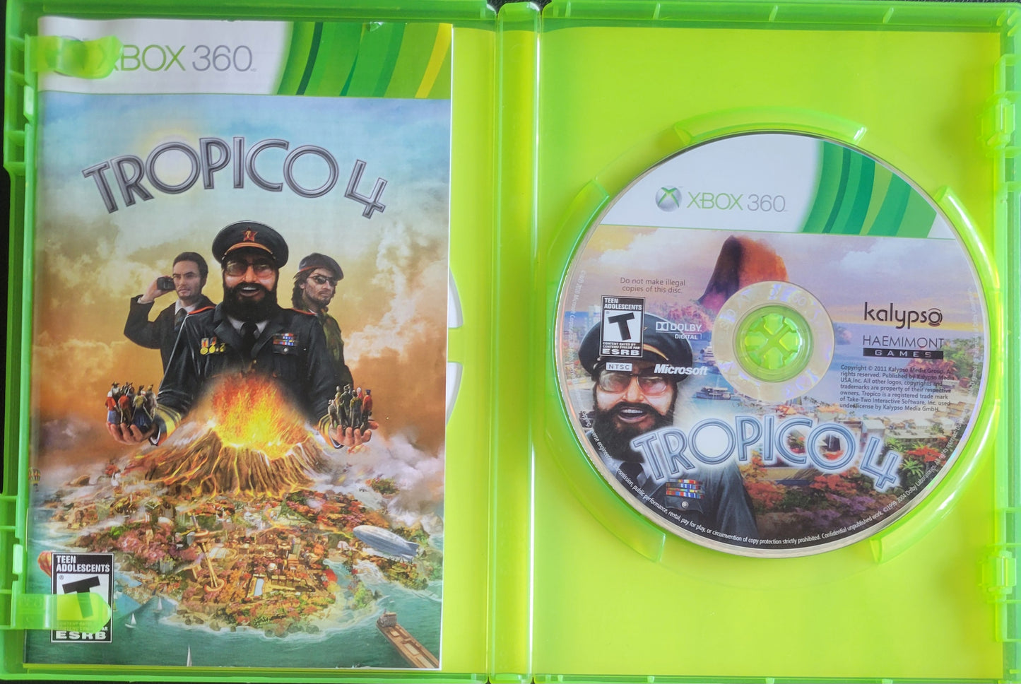 Tropico 4 - (CIB) - Microsoft XBOX 360 - Pre-Owned Like New CLEAN DISC