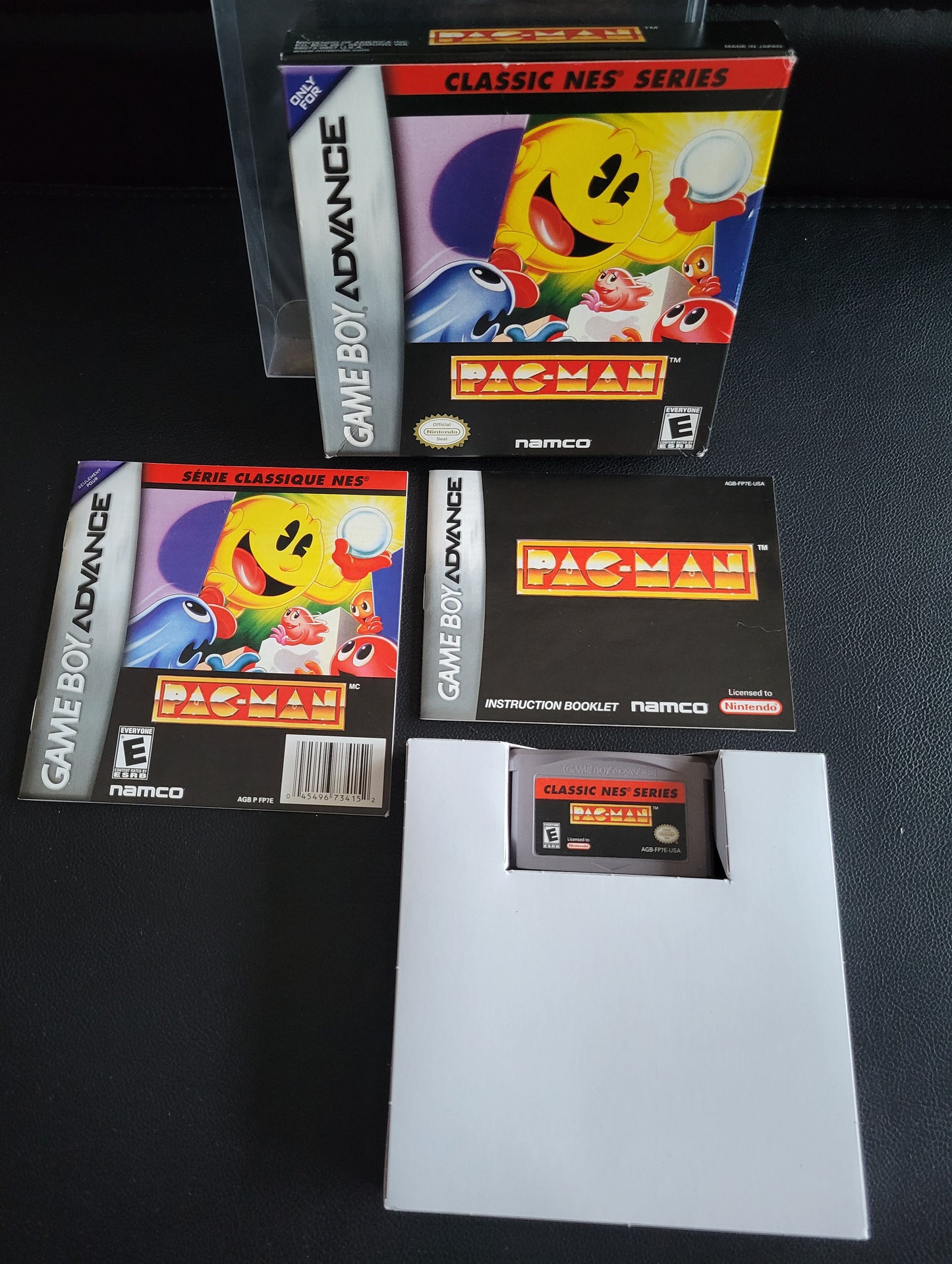 Pac-Man (CIB) Classic NES Series 2004 (VG) - GAMEBOY ADVANCE GBA + Protector