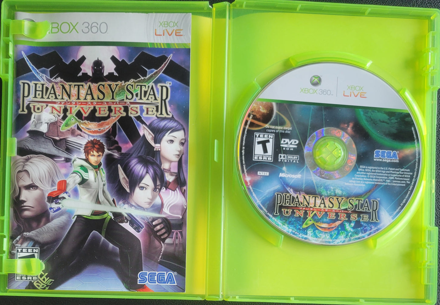 Phantasy Star Universe - (CIB) - Microsoft XBOX 360 - Pre-Owned Like New CLEAN DISC