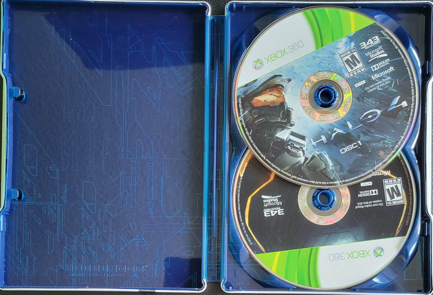 Halo 4 *Limited Edition Tin* - (CWB) - Microsoft XBOX 360 - Pre-Owned Like New CLEAN DISC