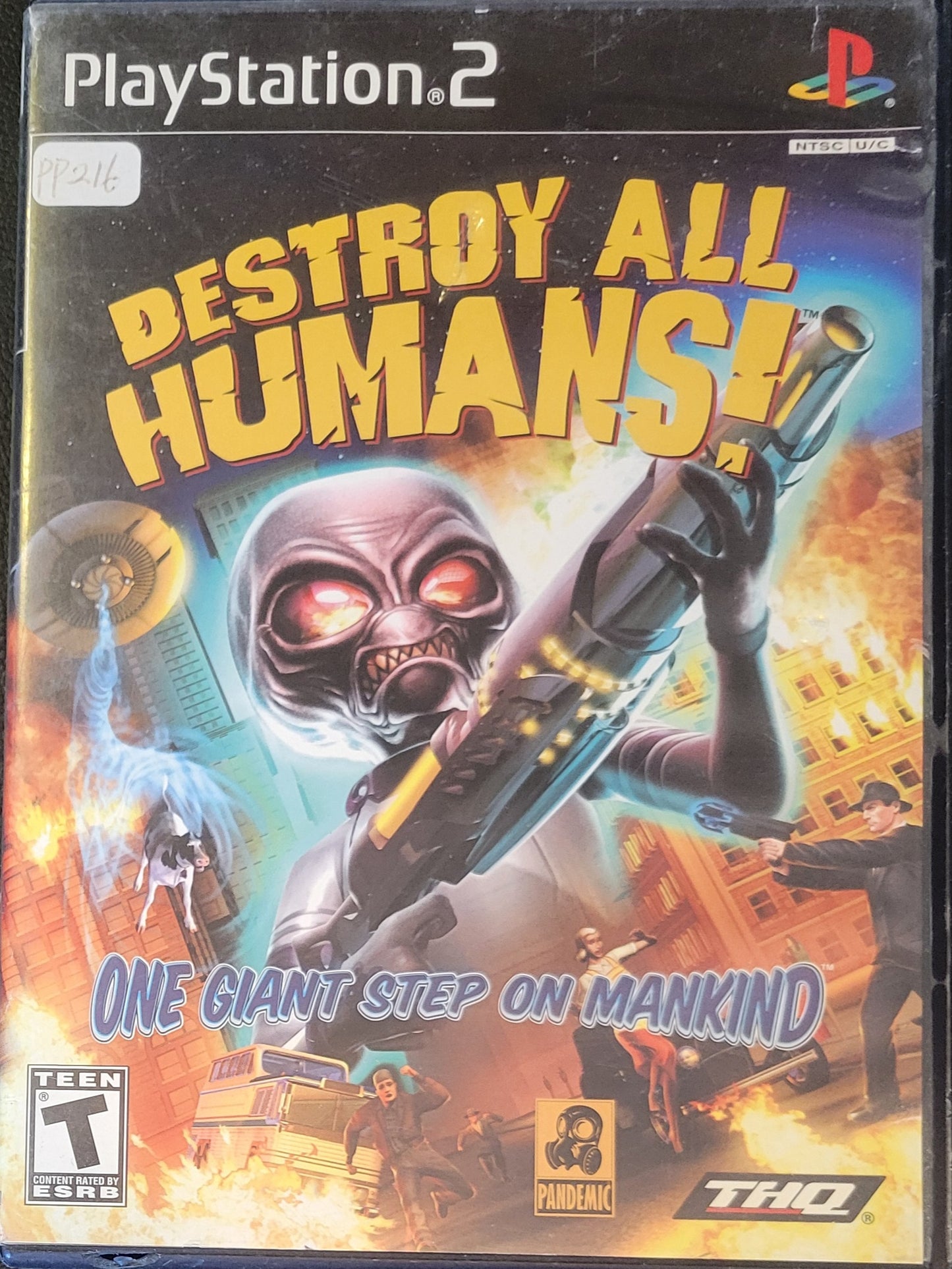 Destroy All Humans - Sony PlayStation 2 PS2 Pre-Owned Tested & Working MINTY!