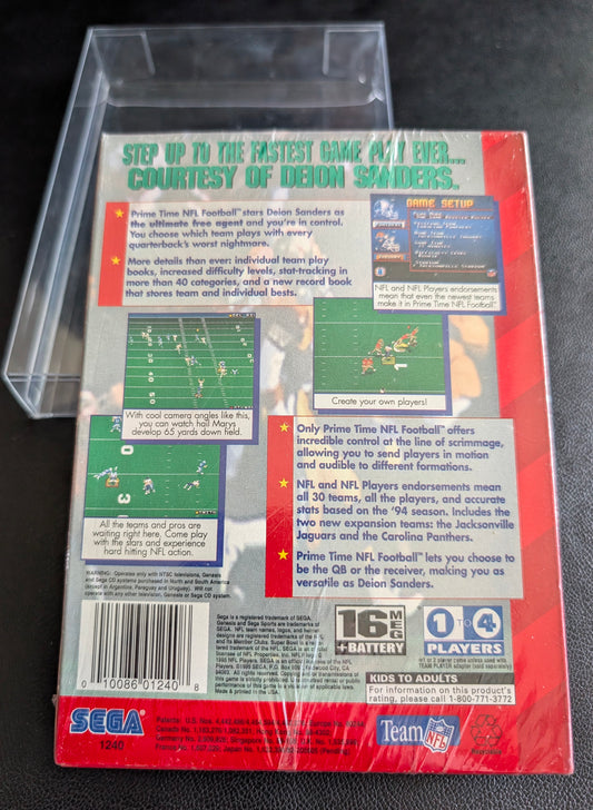 Sega Sports: Prime Time NFL - Factory Sealed (Sega Genesis) | 1995 | Sports / Football