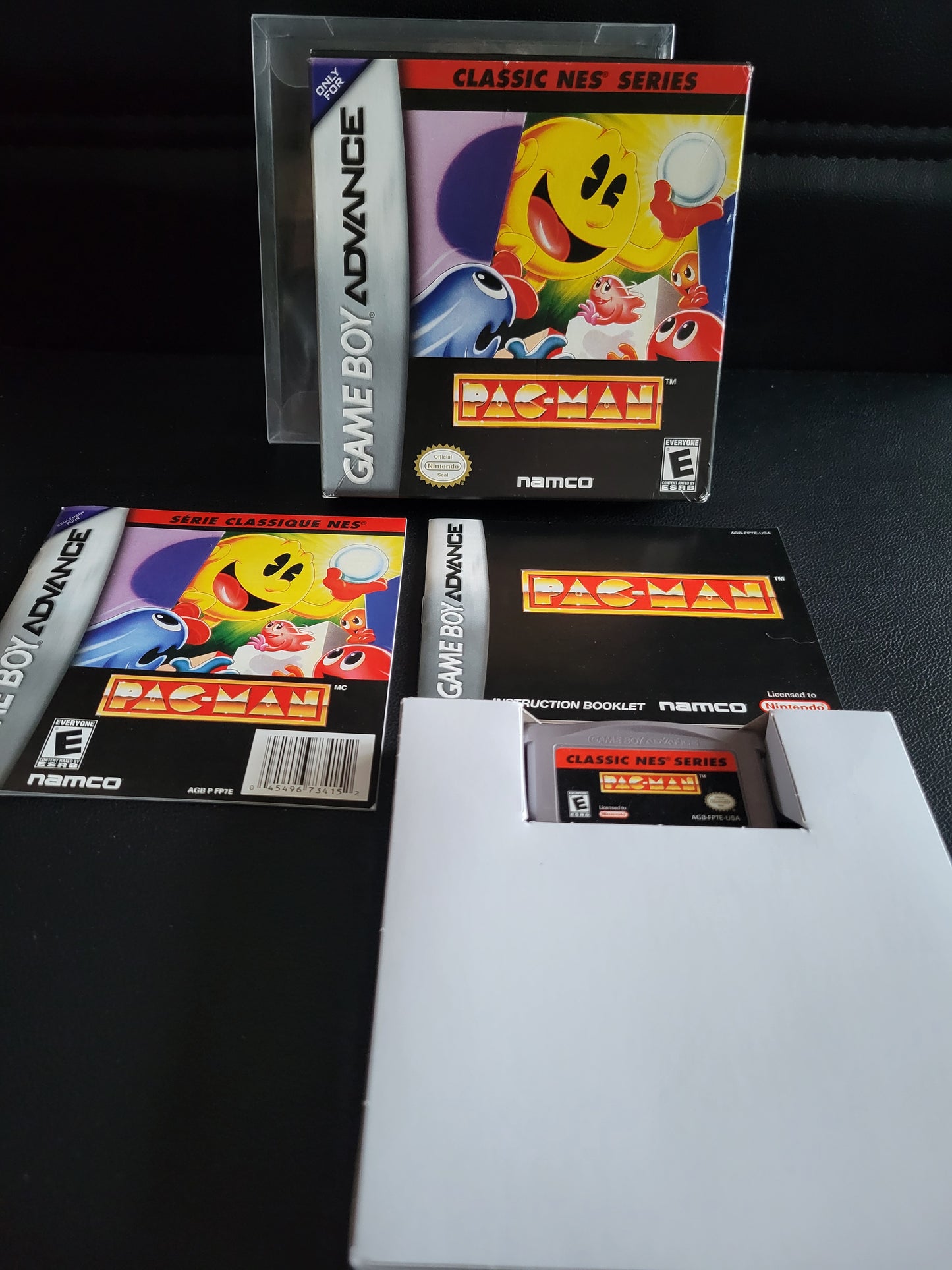 Pac-Man (CIB) Classic NES Series 2004 (VG) - GAMEBOY ADVANCE GBA + Protector