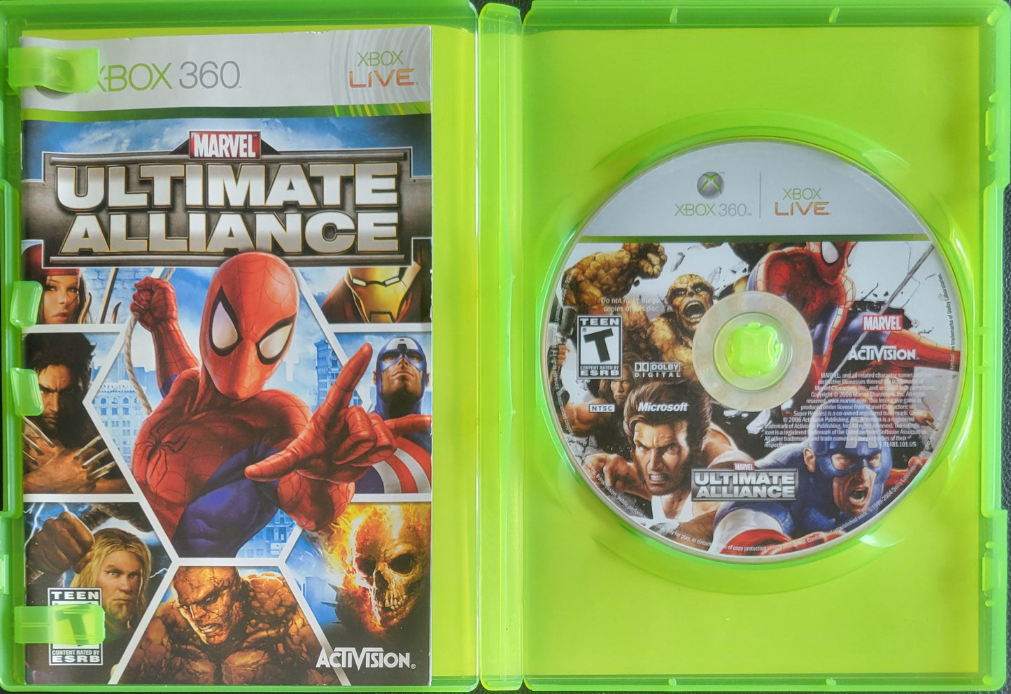 Marvel: Ultimate Alliance - (CIB) - Microsoft XBOX 360 - Pre-Owned Like New CLEAN DISC