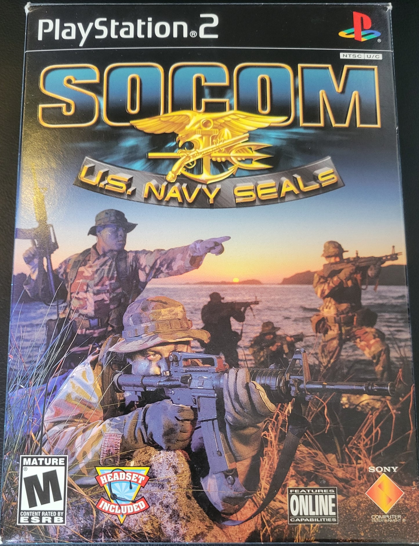 SOCOM U.S. Navy Seals Box Set - Sony PlayStation 2 PS2 Pre-Owned Tested & Working Great Shape!